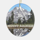 De feestdag in de staatscampagne Rainier Washingto Keramisch Ornament (Links)