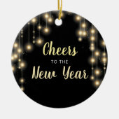 De feestdag in het nieuwjaar keramisch ornament (Voorkant)