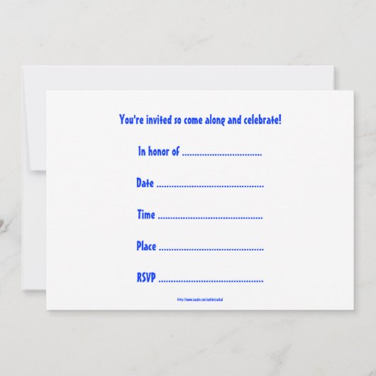 De feestdag met fiets kaart (Achterkant)