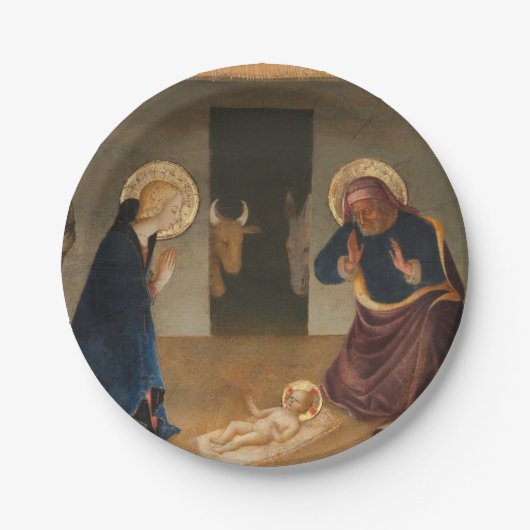 De feestdag papieren bordje (Voorkant)