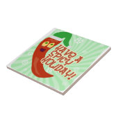 De feestdag uitdagen tegeltje (Zijkant)