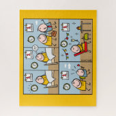 De feestdag van 1 september legpuzzel (Verticaal)