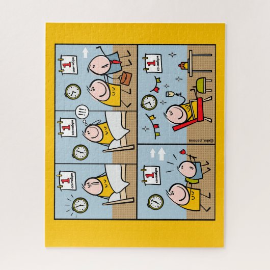 De feestdag van 1 september legpuzzel (Verticaal)