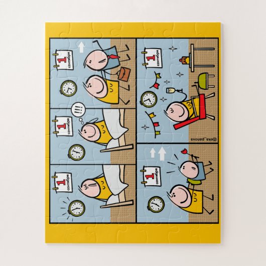 De feestdag van 1 september legpuzzel (Verticaal)