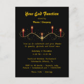 De feestdag van de kaarsen "het einde van het jaar briefkaart (Voorkant)