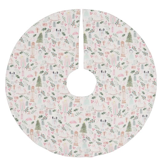 De feestdag van de waterverf van de Nutcracker, ge Kerstboom Rok (Voorkant)