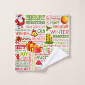 De feestdagen bad handdoek (Wasdoekje)