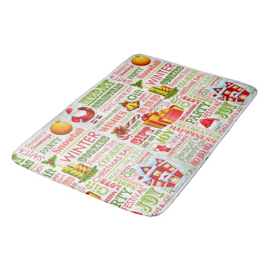 De feestdagen badmat (Gekanteld)
