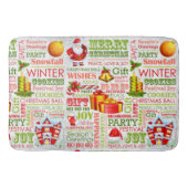 De feestdagen badmat (Voorkant)