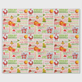 De feestdagen cadeaupapier (Vlak)