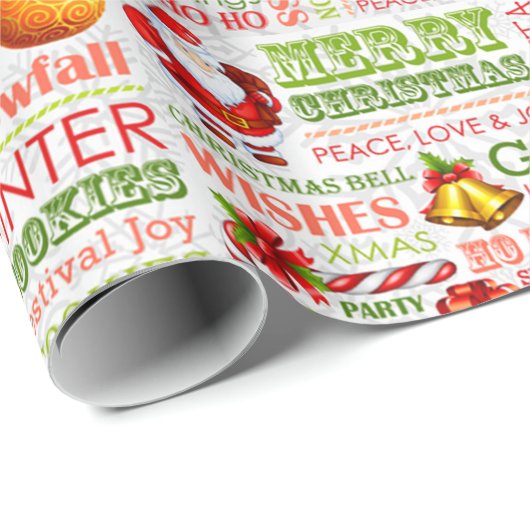 De feestdagen cadeaupapier (Rol Hoek)