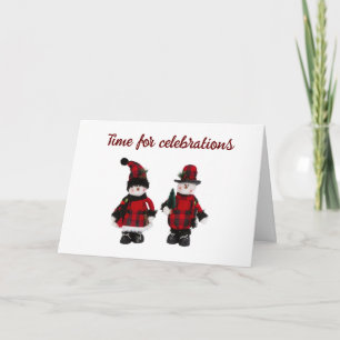 DE 'FEESTDAGEN' DELEN MET 'GEZIN EN VRIENDEN' KAART