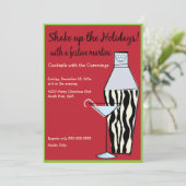 De Feestdagen in de cocktail Kaart (Staand voorkant)