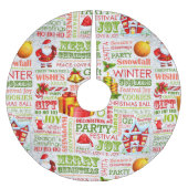 De feestdagen kerstboom rok (Voorkant)