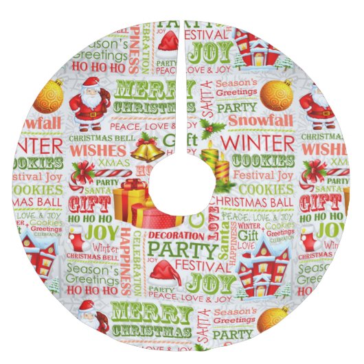 De feestdagen kerstboom rok (Voorkant)