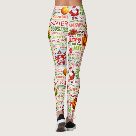 De feestdagen leggings (Achterkant)