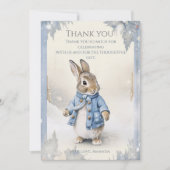 De Feestdagen van Peter Rabbit Bedankkaart (Voorkant)