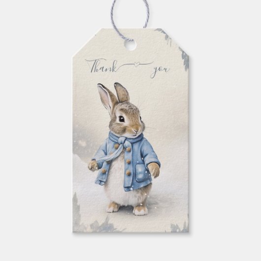 De Feestdagen van Peter Rabbit Cadeaulabel (Voorkant)