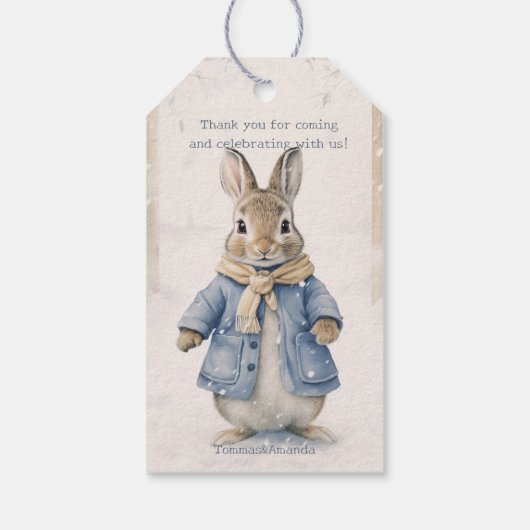De Feestdagen van Peter Rabbit Cadeaulabel (Achterkant)