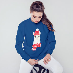 De feestelijke Alpaca van Kerstmis Trui