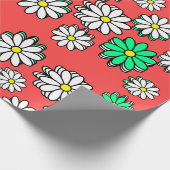 De feestelijke bloei: feestelijke rode & groene Da Cadeaupapier (Hoek)