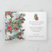 De feestelijke BloemenGroet van Kerstmis van het Kaart (Binnen)