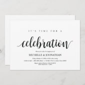 De feestelijke feestdag nodigt de partij uit kaart (Voorkant / Achterkant)