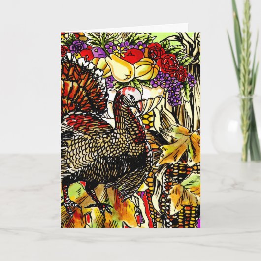 De Feestelijke Gift Turkije van de Herfst van de (Voorkant)