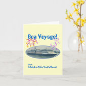 De feestelijke Kaart van de Douane van de Reis Bon (Gele Bloem)