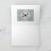 De feestelijke kerst van Greyhound Notitiekaartje (Binnen)