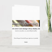 De feestelijke Kerstkaart van de Pinguïn Feestdagen Kaart (Achterkant)