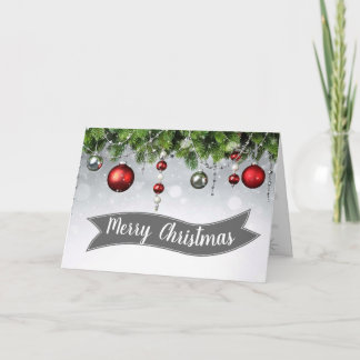 De feestelijke Kerstkaart van het Ornament Feestdagen Kaart