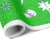 De feestelijke kerstman - cadeaupapier (Rol Hoek)