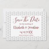 De feestelijke kerstrood bespaart de datum feestdagenkaart (Achterkant)