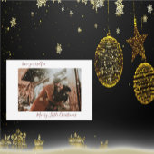 De feestelijke kerstrood bespaart de datum feestdagenkaart