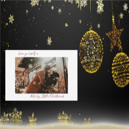 De feestelijke kerstrood bespaart de datum feestdagenkaart