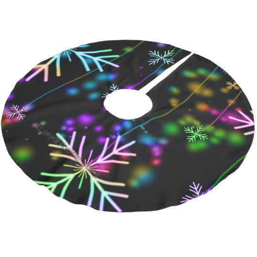 De feestelijke levendige kerstsfeer van SlipperyJo Kerstboom Rok (Gekanteld)