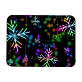 De feestelijke levendige kerstsfeer van SlipperyJo Magneet (Horizontaal)