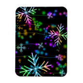 De feestelijke levendige kerstsfeer van SlipperyJo Magneet (Verticaal)