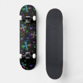 De feestelijke levendige kerstsfeer van SlipperyJo Persoonlijk Skateboard (Voorkant)