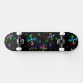 De feestelijke levendige kerstsfeer van SlipperyJo Persoonlijk Skateboard (Horizontaal)