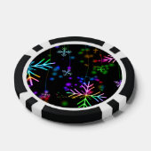 De feestelijke levendige kerstsfeer van SlipperyJo Poker Chips (Enkel)