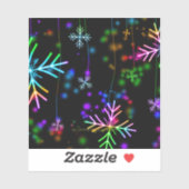 De feestelijke levendige kerstsfeer van SlipperyJo Sticker (Vel)