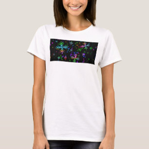 De feestelijke levendige kerstsfeer van SlipperyJo T-shirt
