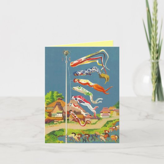 De feestelijke Tango van de Wimpels van de Karper Kaart (Voorkant)