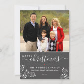 De feestelijke Vrolijke Kaart van de Foto van de (Voorkant)