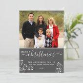 De feestelijke Vrolijke Kaart van de Foto van de (Staand voorkant)