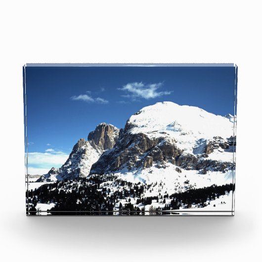 De feestkaart Plattkofel en Langkofel Italië Po Fotoblokken (Voorkant)