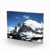 De feestkaart Plattkofel en Langkofel Italië Po Fotoblokken (Rechts)