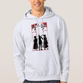 De feestmuzikanten hoodie (Voorkant)